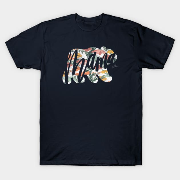 Floral Mama Bear T-Shirt by Hannah’s Hand Lettering